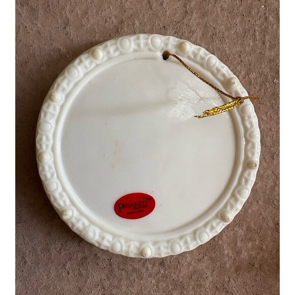 Vintage Porcelain Mary Jesus Madonna and Child Christmas Ornament 1998 Potpourri - Picture 2 of 3